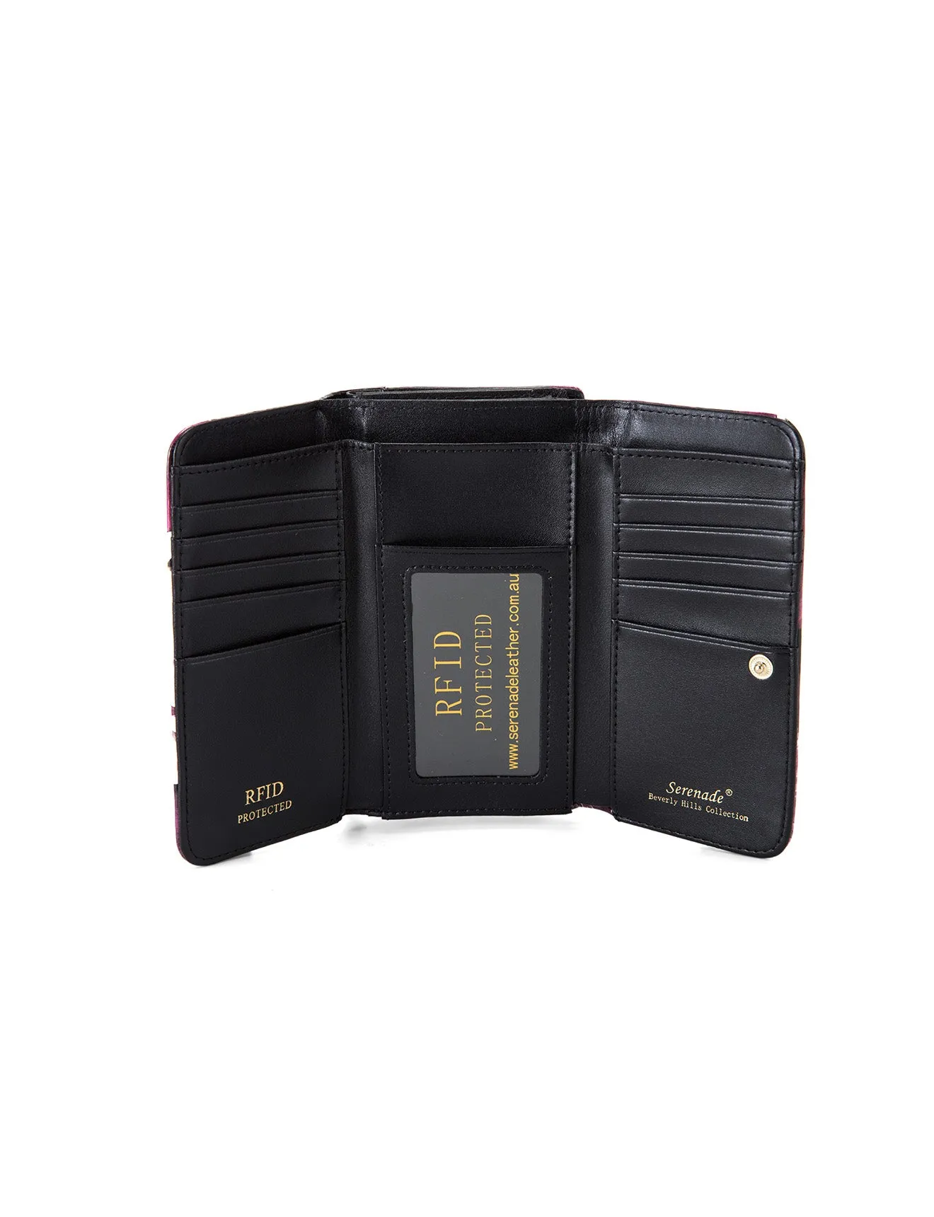 CHARLOTTE  MEDIUM PATENT LEATHER WALLET WITH RFID- WSF3002- NEW IN