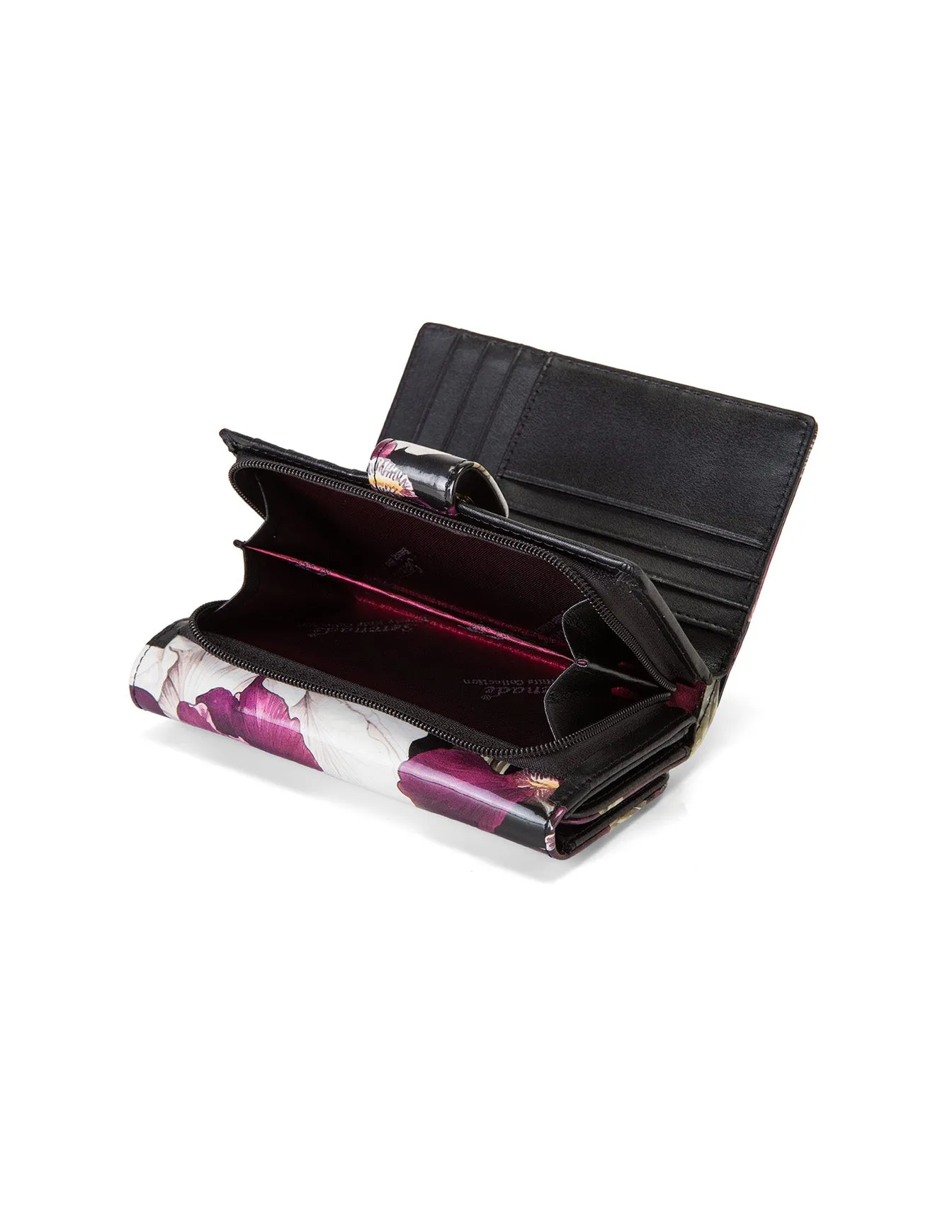 CHARLOTTE  MEDIUM PATENT LEATHER WALLET WITH RFID- WSF3002- NEW IN