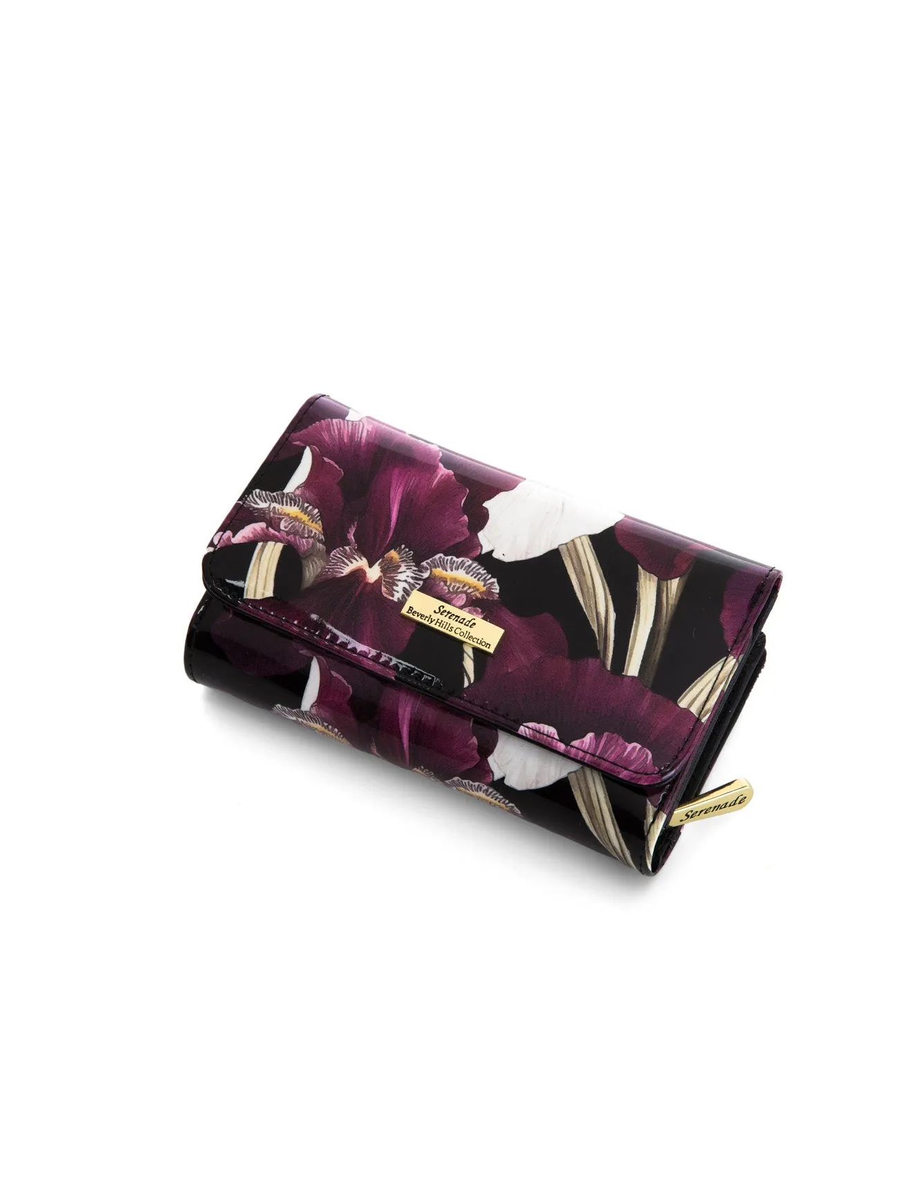 CHARLOTTE  MEDIUM PATENT LEATHER WALLET WITH RFID- WSF3002- NEW IN