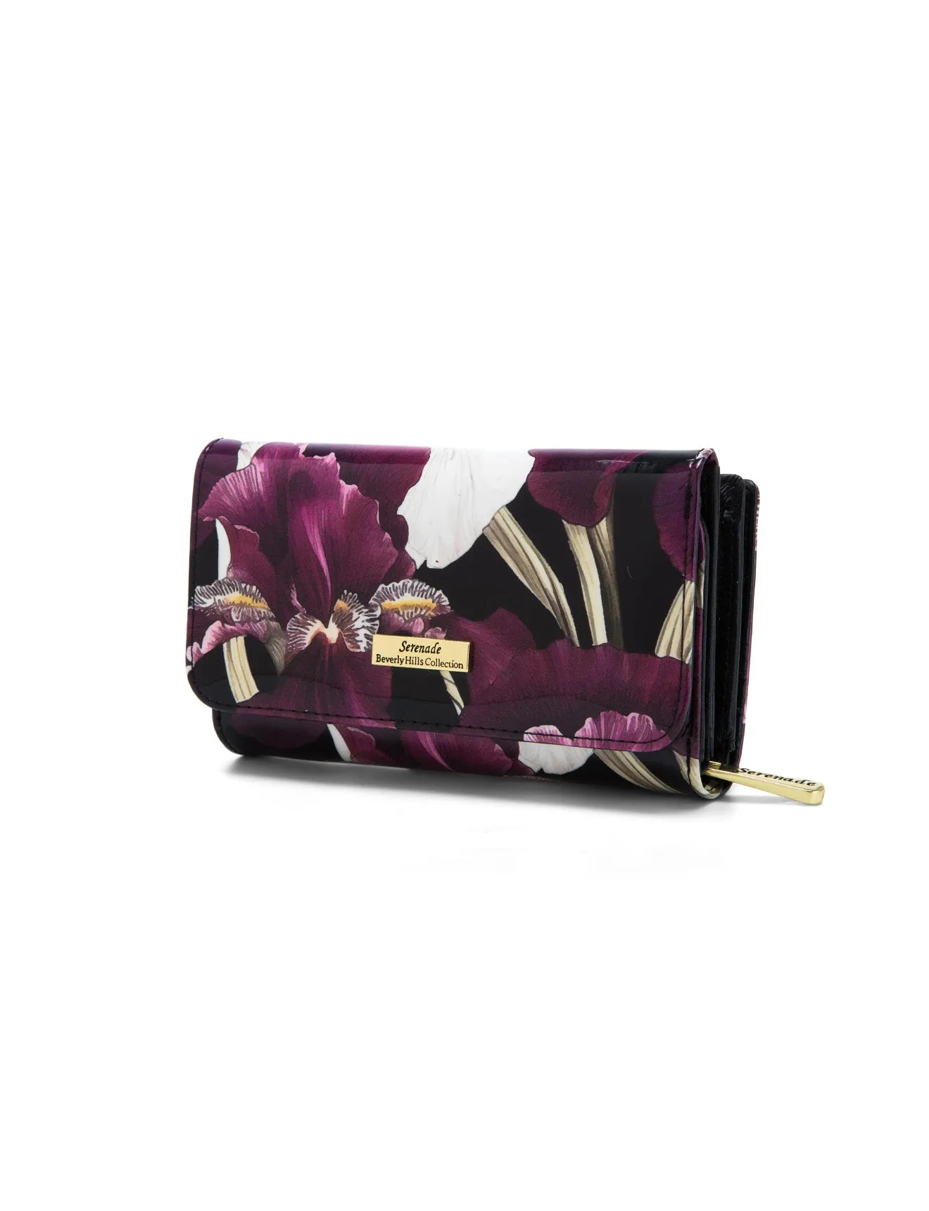 CHARLOTTE  MEDIUM PATENT LEATHER WALLET WITH RFID- WSF3002- NEW IN