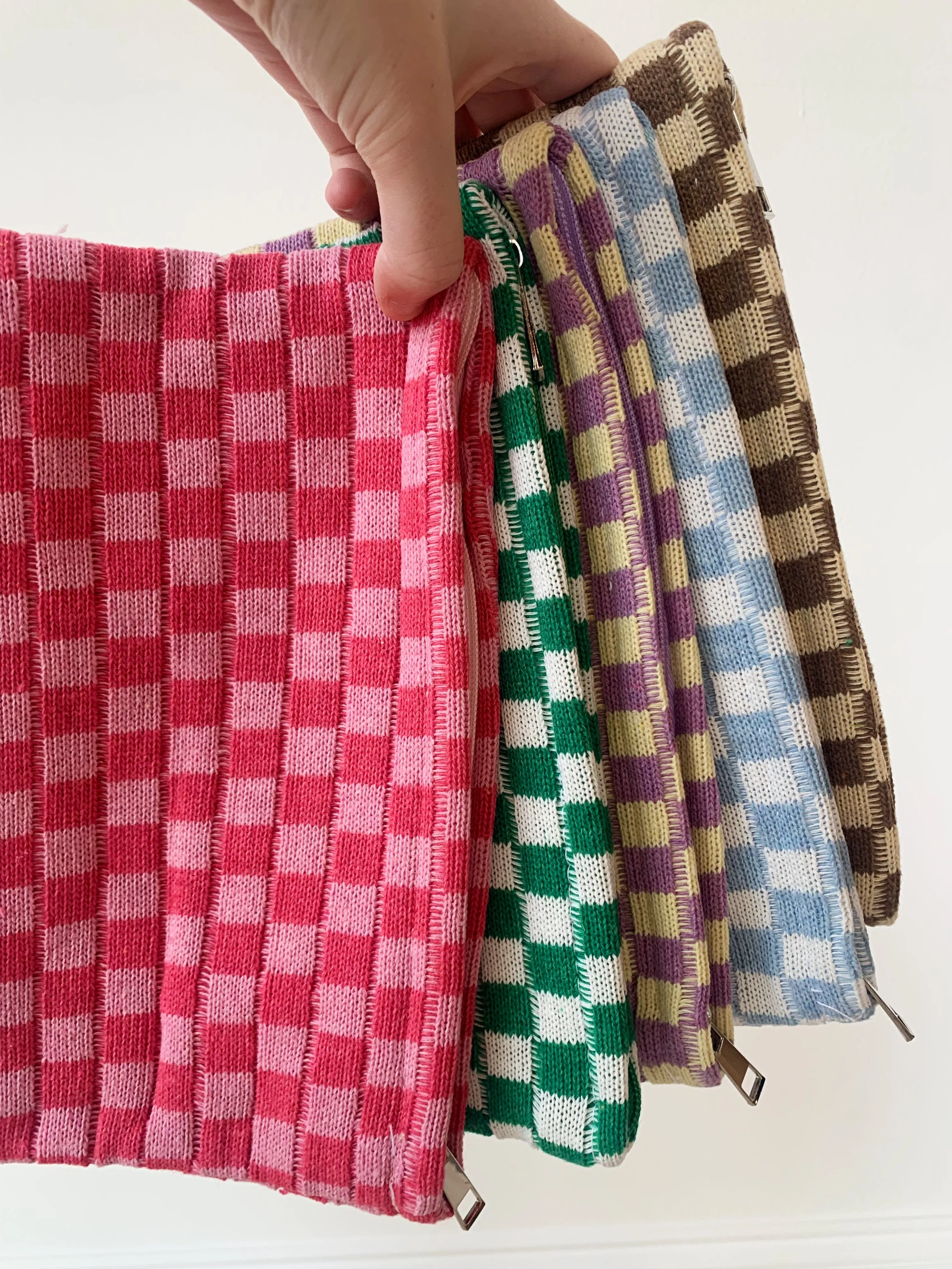 Checkered Pouches
