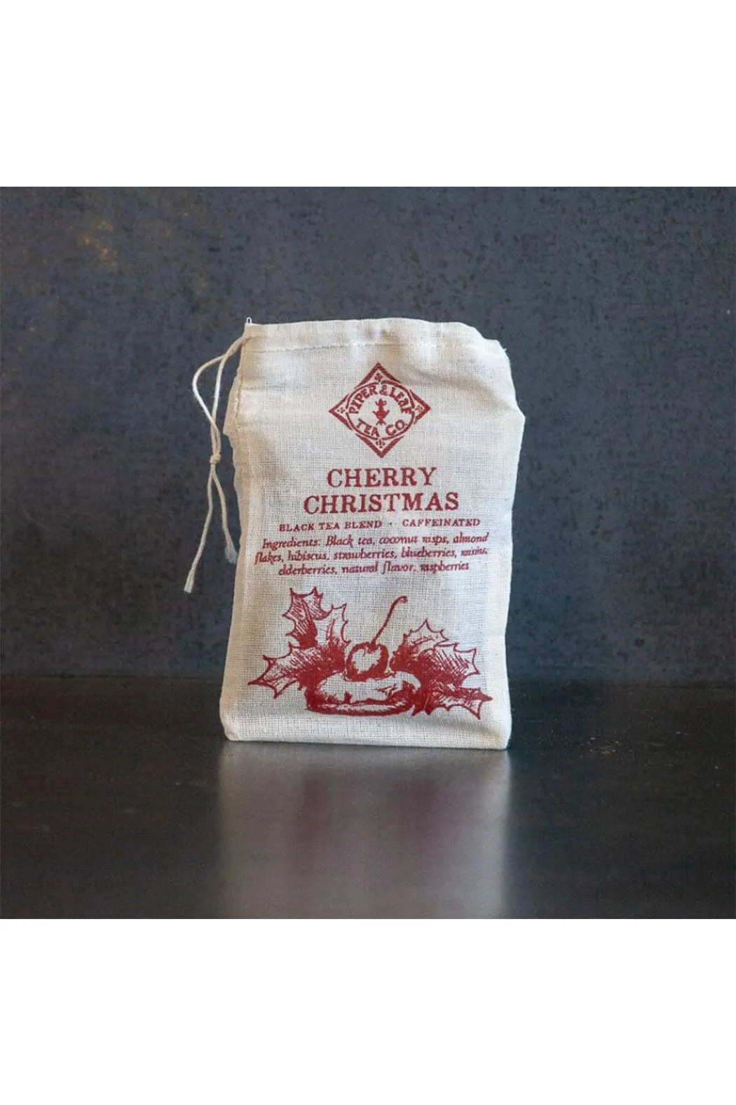 Cherry Christmas Tea Bags