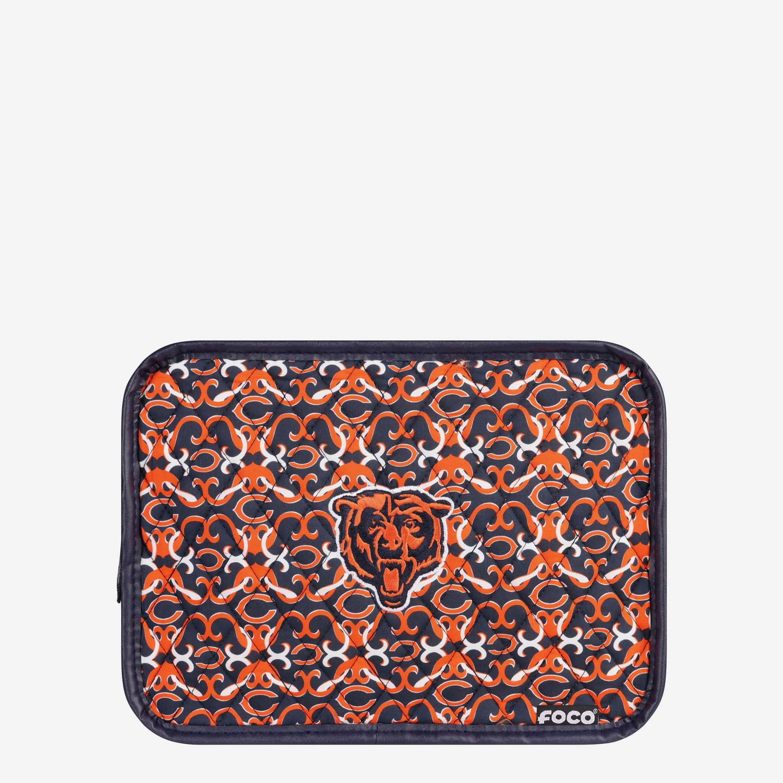 Chicago Bears Quilted Printed Cosmetic Bag
