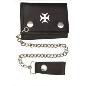 Chopper Cross Tri-Fold Chain Wallet