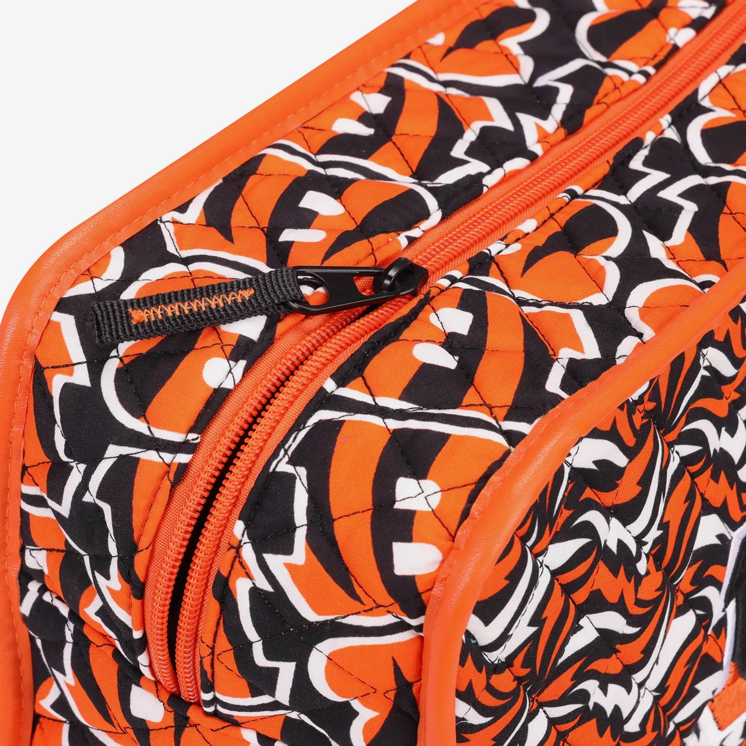 Cincinnati Bengals Quilted Printed Cosmetic Bag