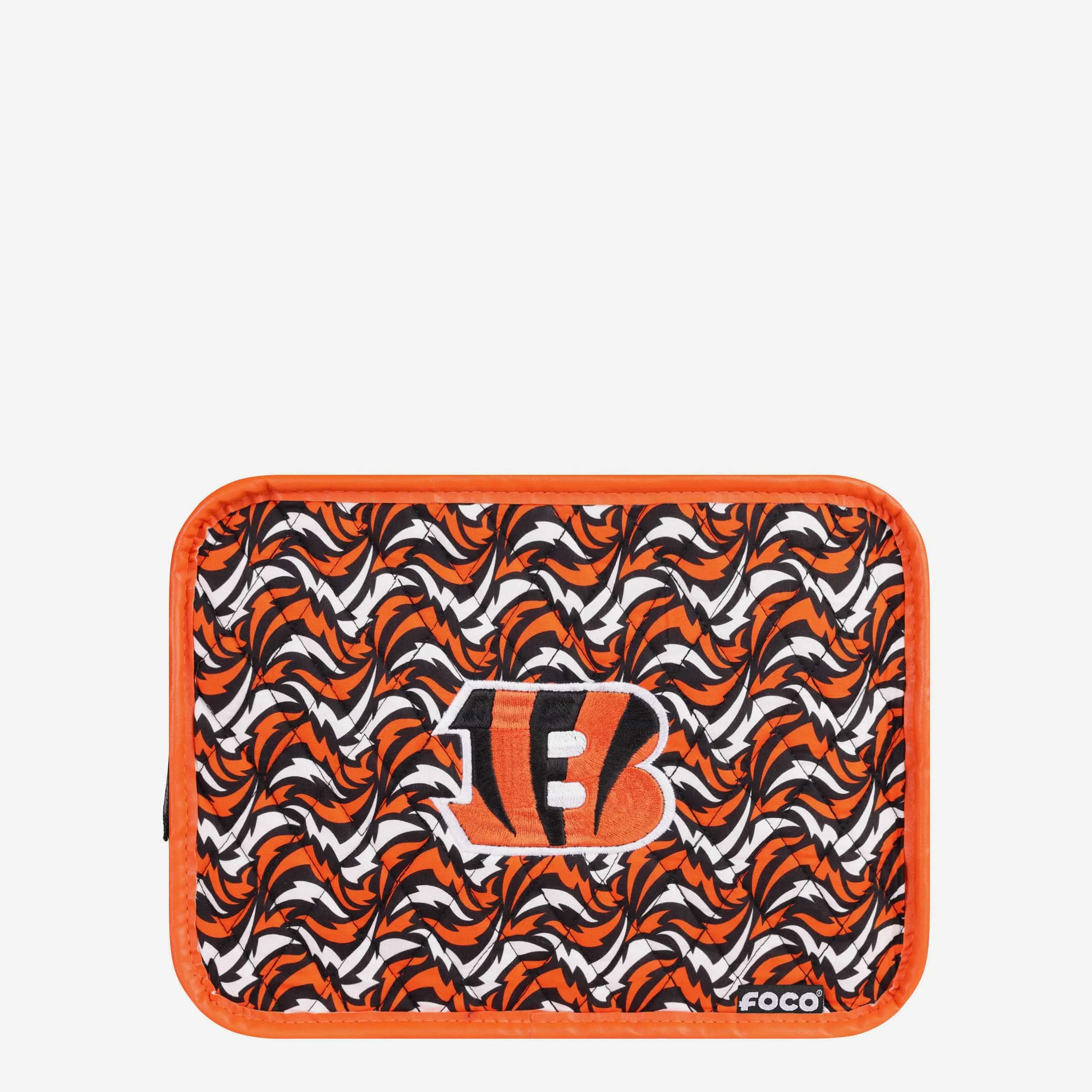 Cincinnati Bengals Quilted Printed Cosmetic Bag