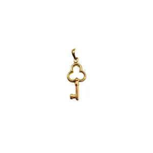 Clover Key Pendant (14K)