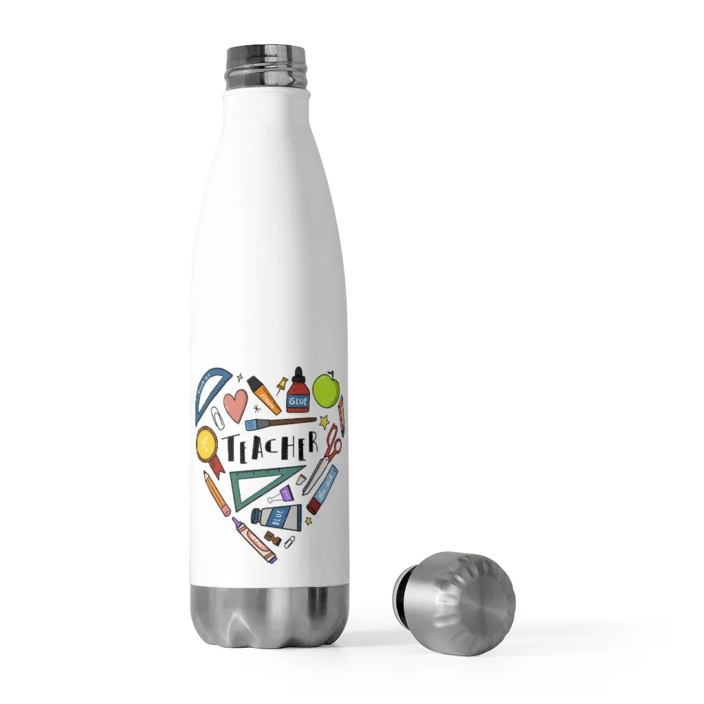 Collage Heart Insulated Bottle