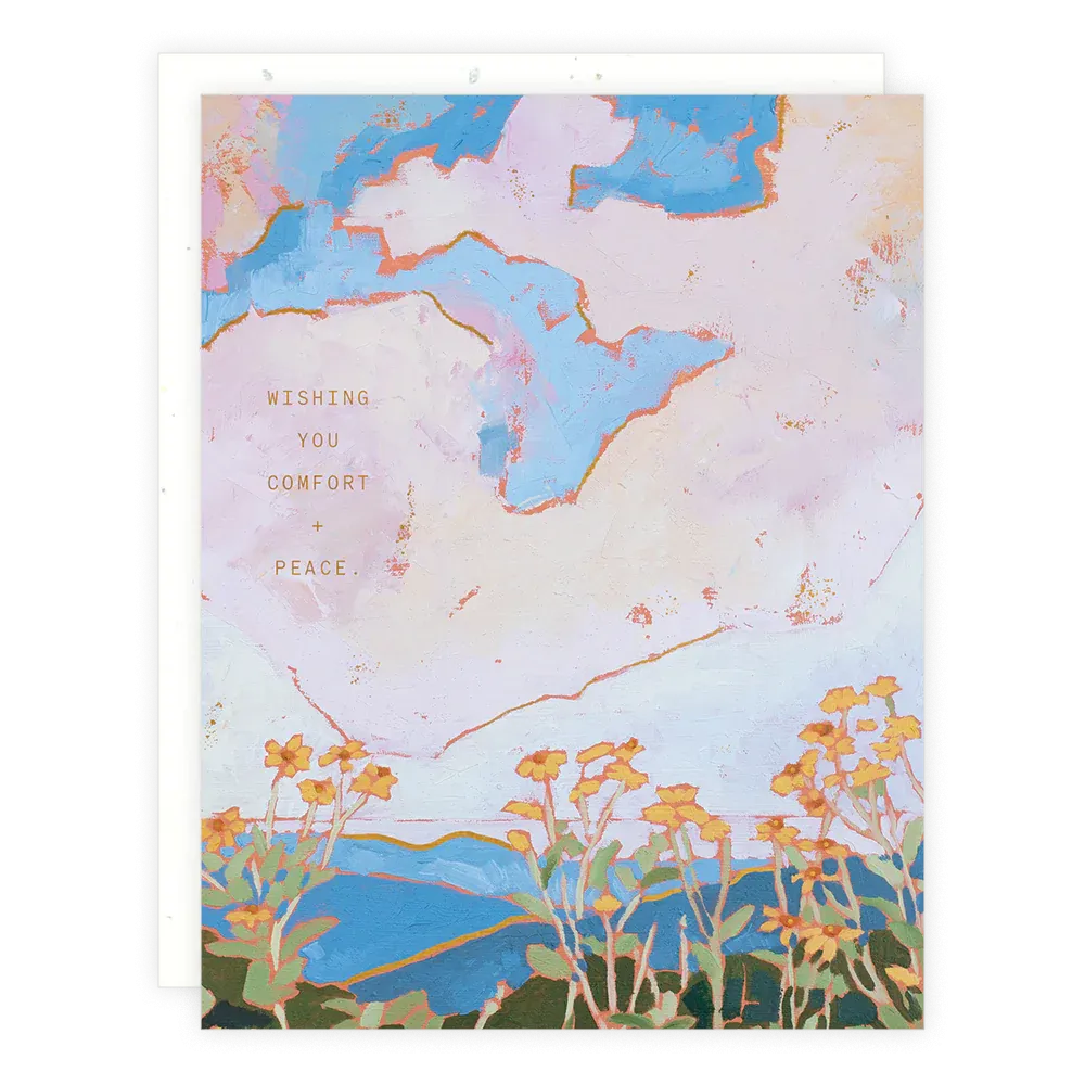 comfort   peace card