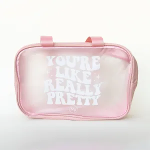 Cosmetic Bag | You're Like Really Pretty - Large | Modern Piggy