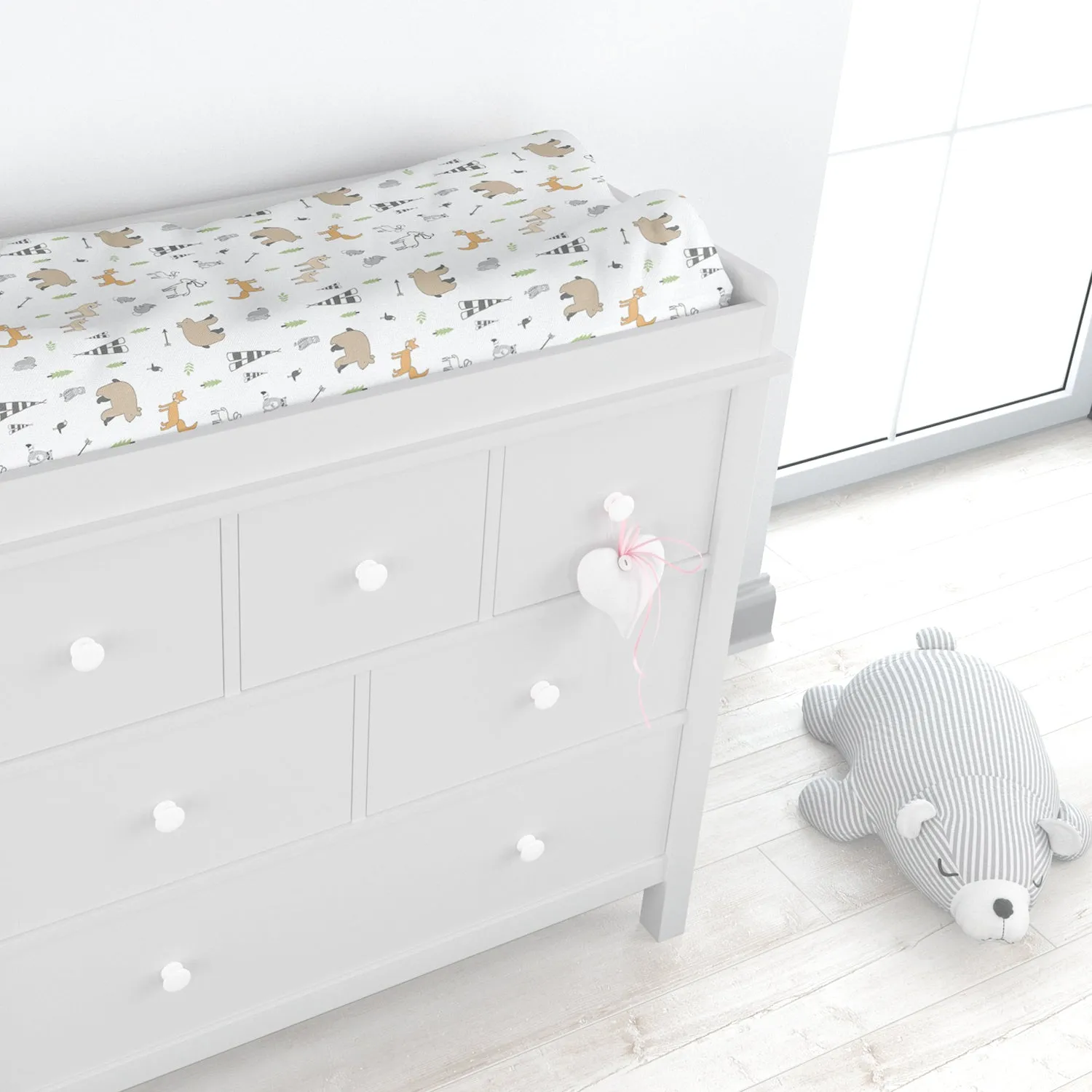 Cotton Jersey Changing Pad Covers – Woodlands