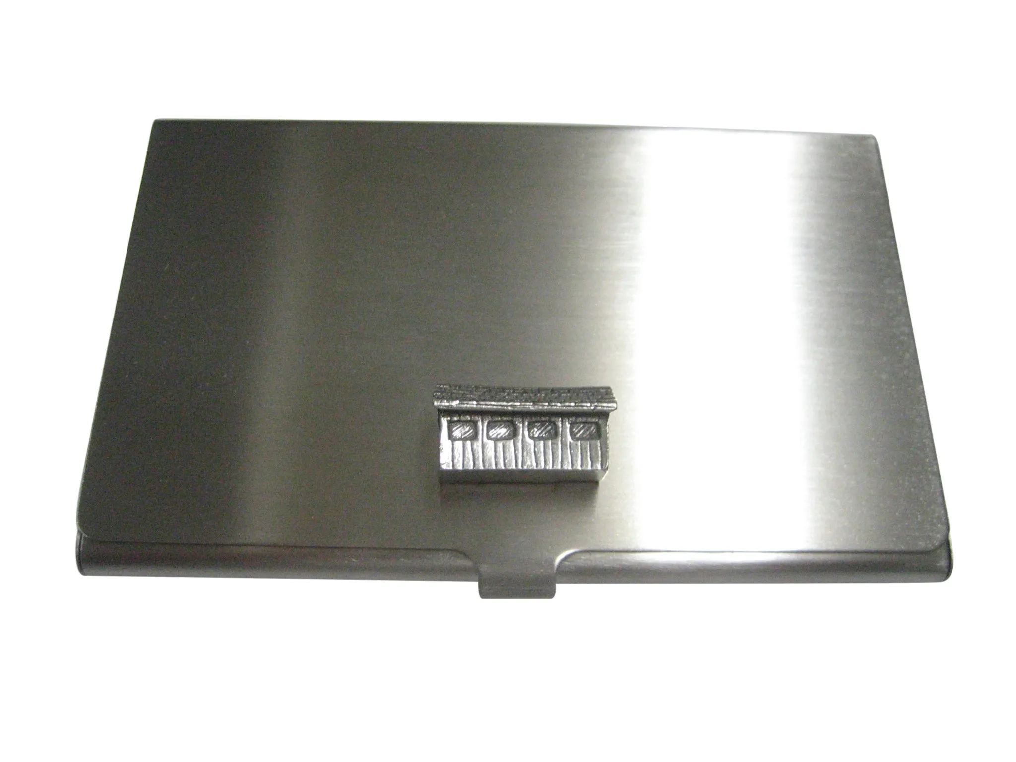 Covered Bridge Building Business Card Holder