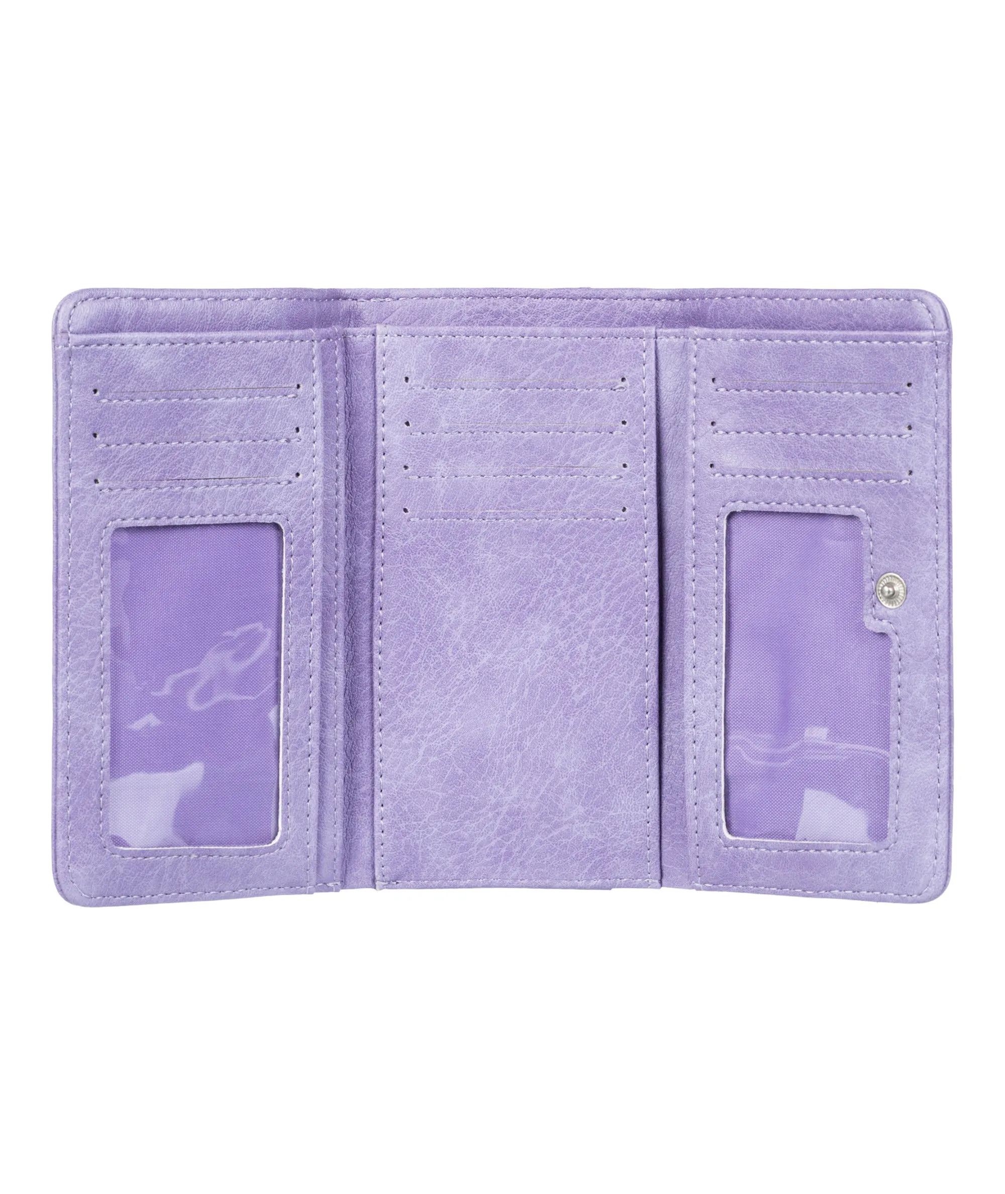 Crazy Diamond Tri fold Wallet - Bougainvillea