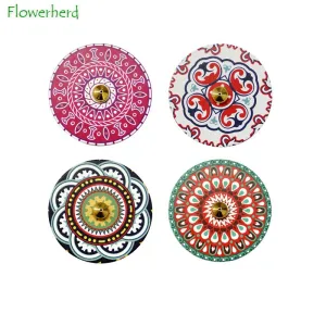 Creative Colour Printed Incense Burner Ceramic Incense Holder Middle East Arabesque Incense Holder Incense Burners