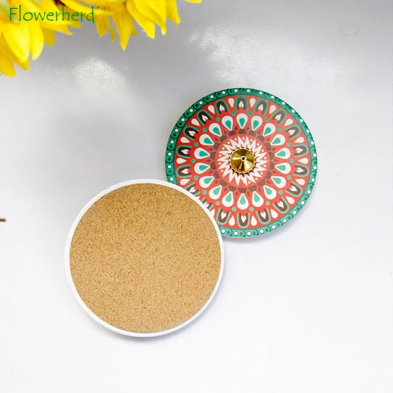 Creative Colour Printed Incense Burner Ceramic Incense Holder Middle East Arabesque Incense Holder Incense Burners