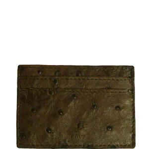 Credit Card Holder in Ostrich