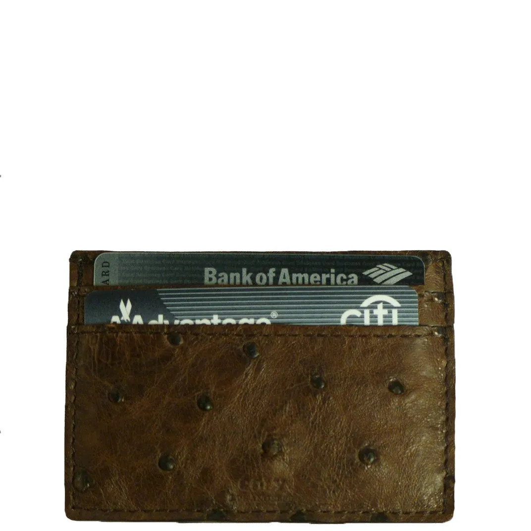 Credit Card Holder in Ostrich