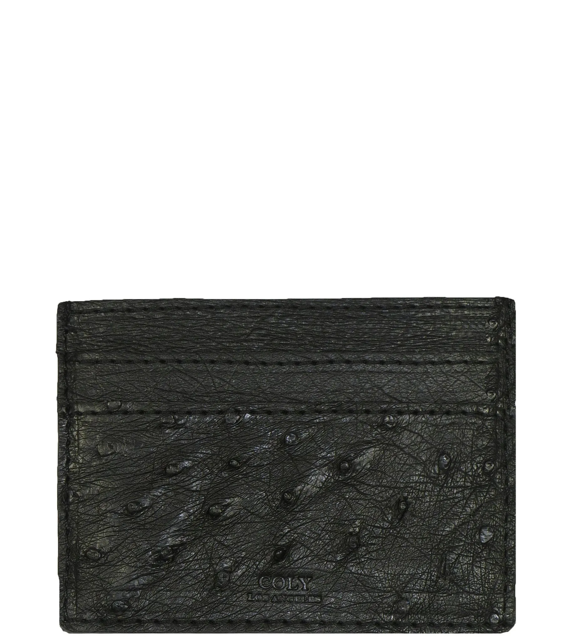 Credit Card Holder in Ostrich