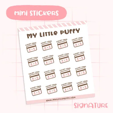 Credit Card Planner Sticker