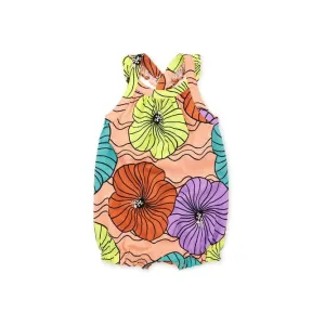 Cross-Back Baby Romper - Leso Hibiscus