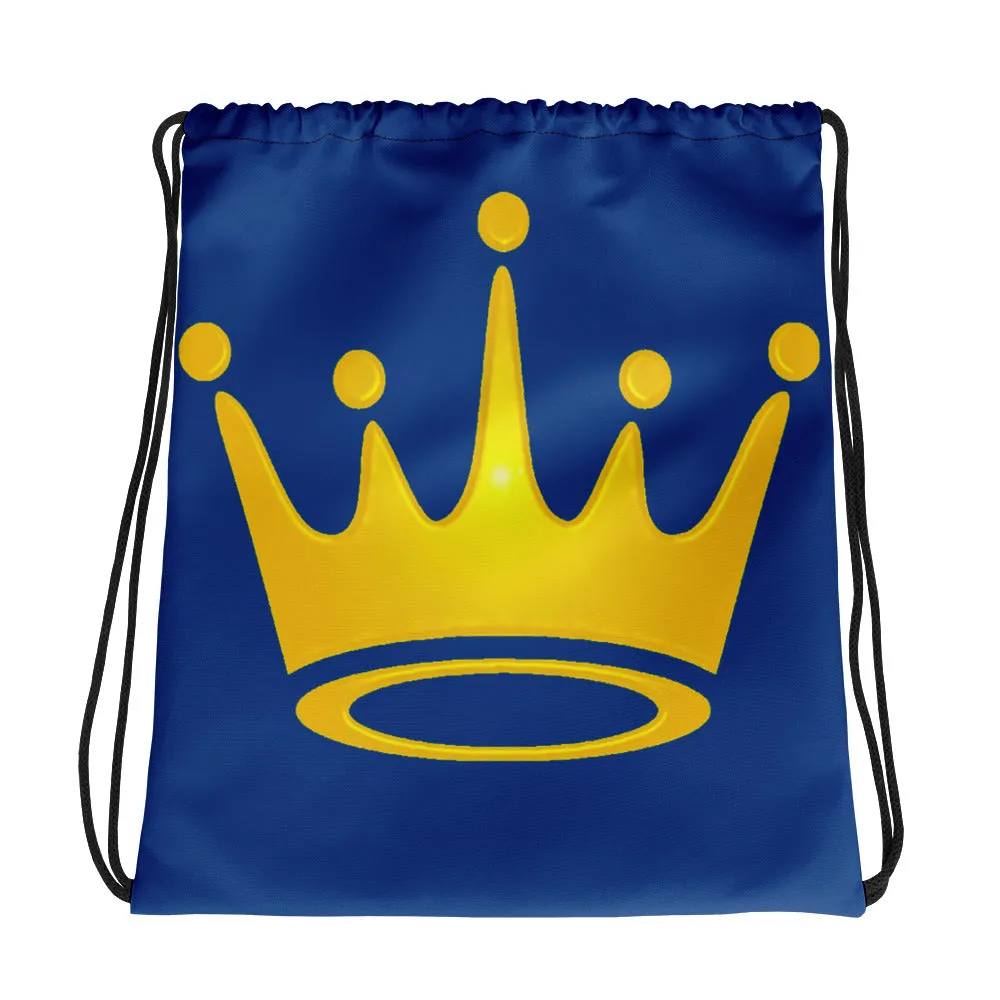 Crown Drawstring bag