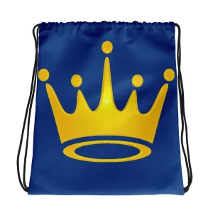 Crown Drawstring bag