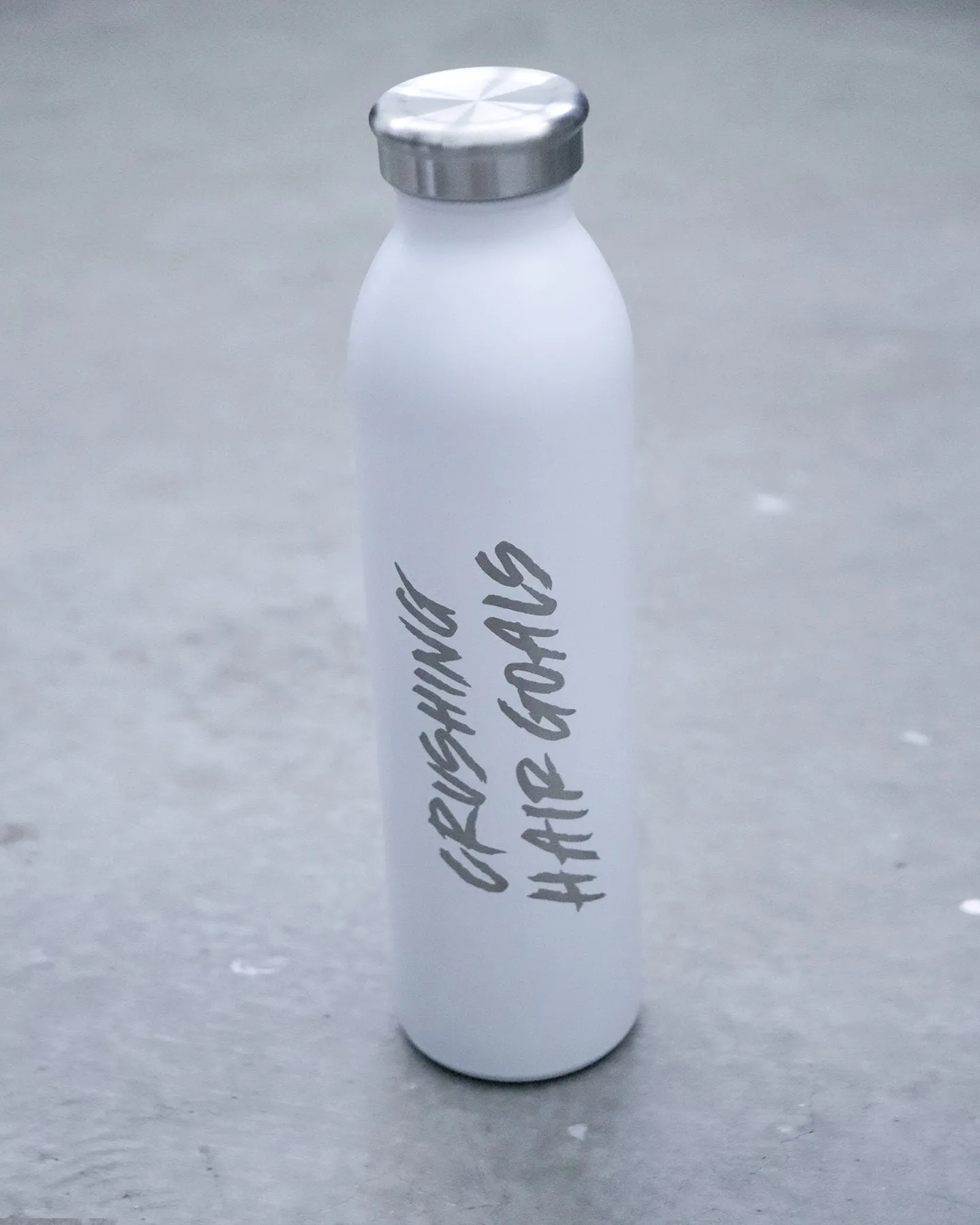 Crushing Hair Goals Water Bottle