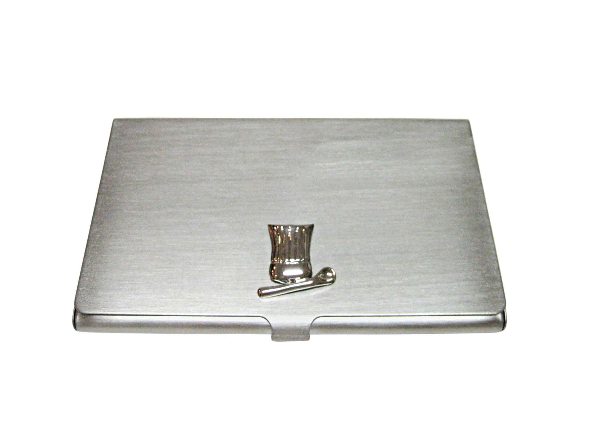 Culinary Chef Hat and Spoon Business Card Holder