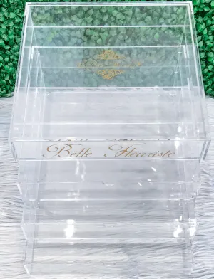Custom Glitter Cosmetic Box Large