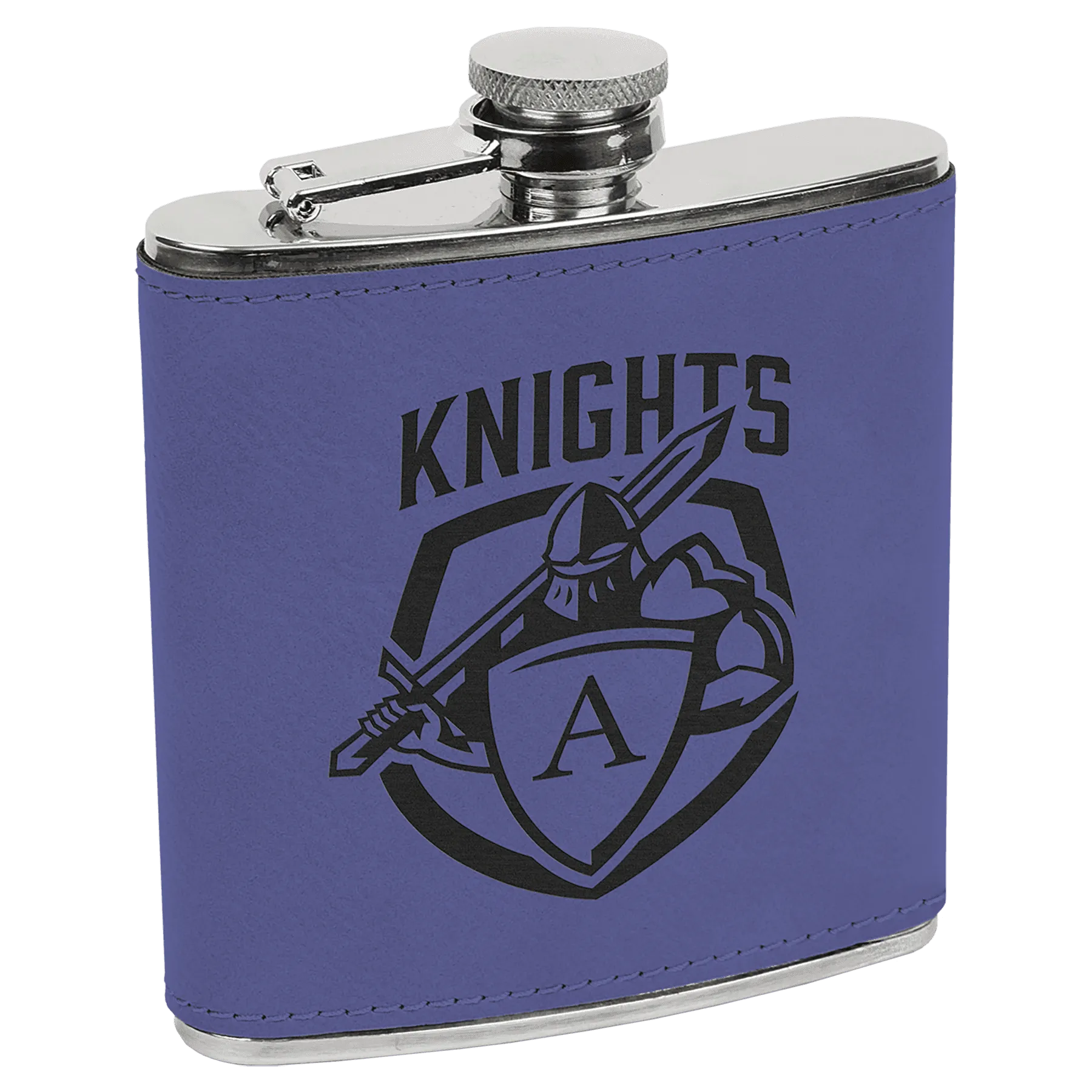 Customizable Leatherette Flask
