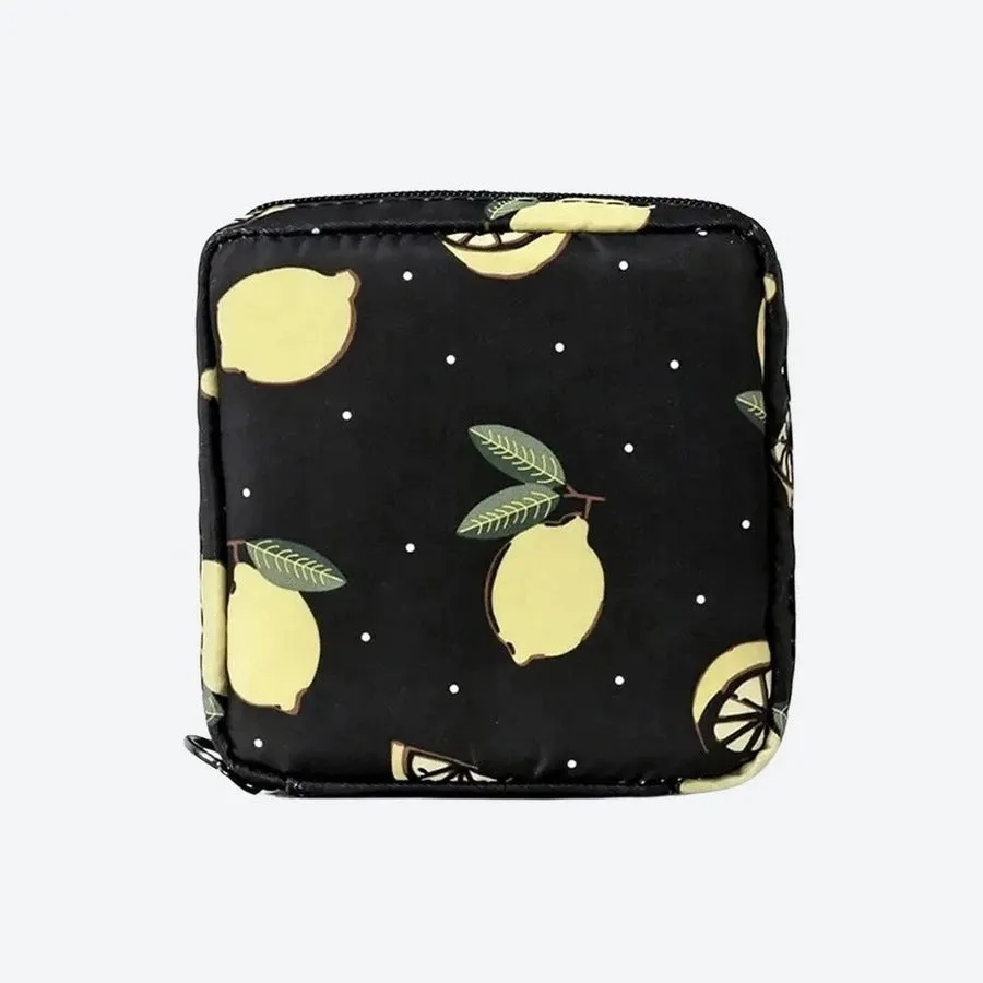 Cute Floral Print Storage Pouches