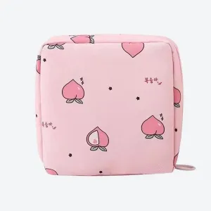 Cute Floral Print Storage Pouches