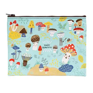 Cute Lil Mushrooms Zipper Pouch