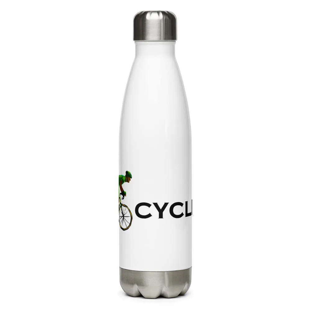 Cyclist Stainless Steel Water Bottle