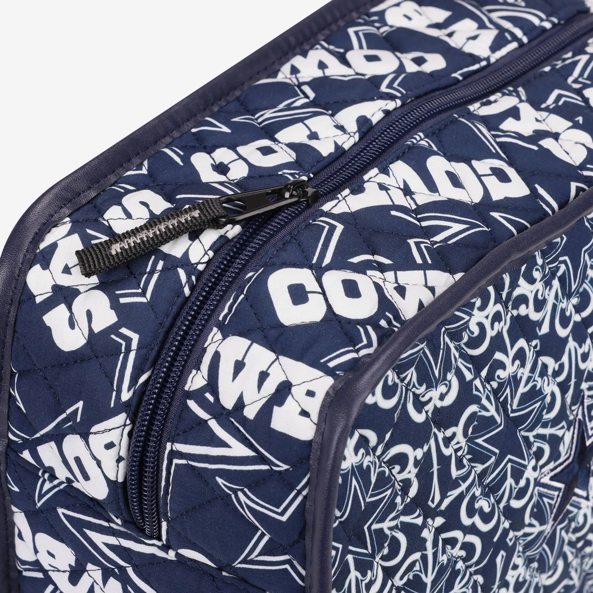 Dallas Cowboys Quilted Printed Cosmetic Bag