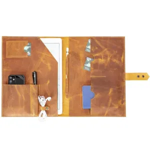 Danny Business Document Organizer and iPad/Tablet Leather Case