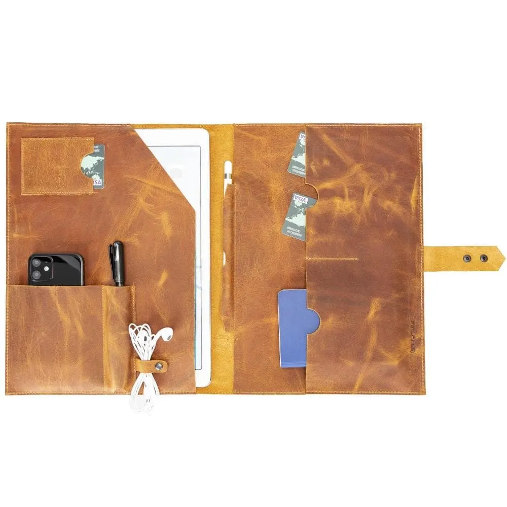 Danny Business Document Organizer and iPad/Tablet Leather Case