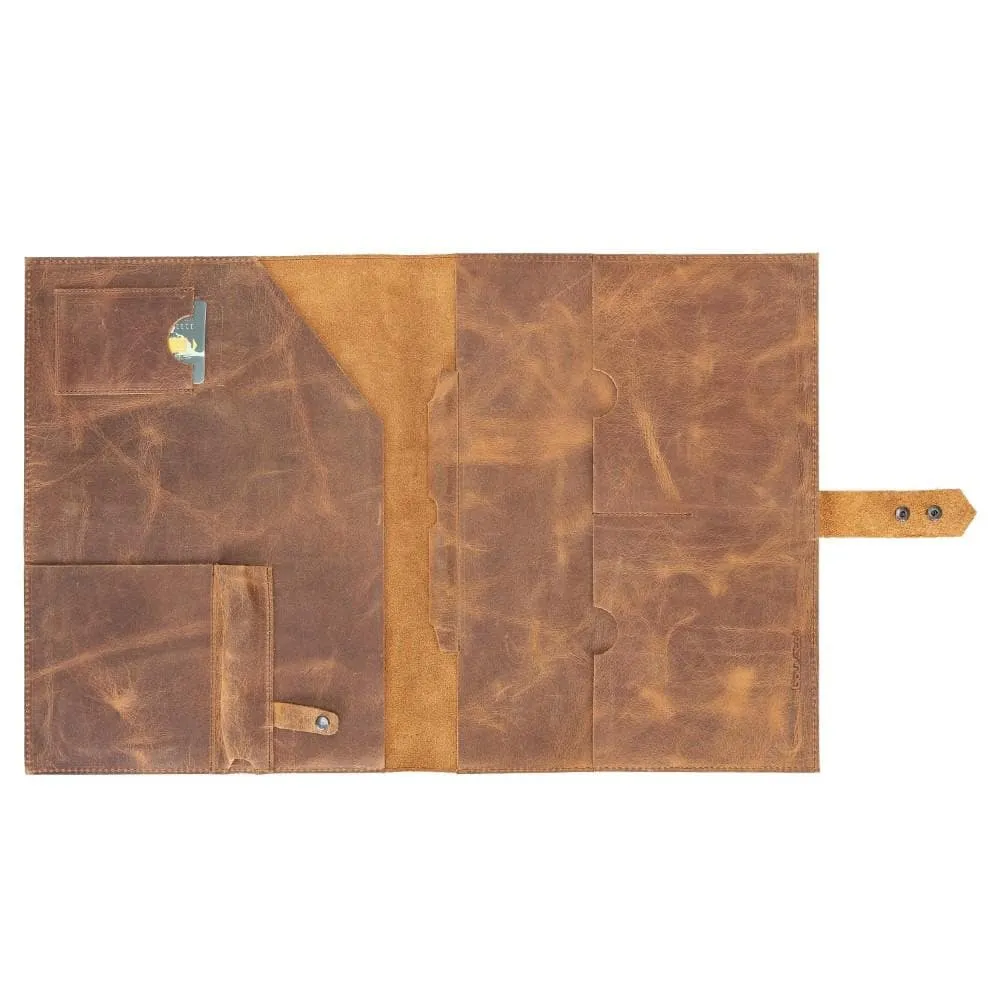 Danny Business Document Organizer and iPad/Tablet Leather Case