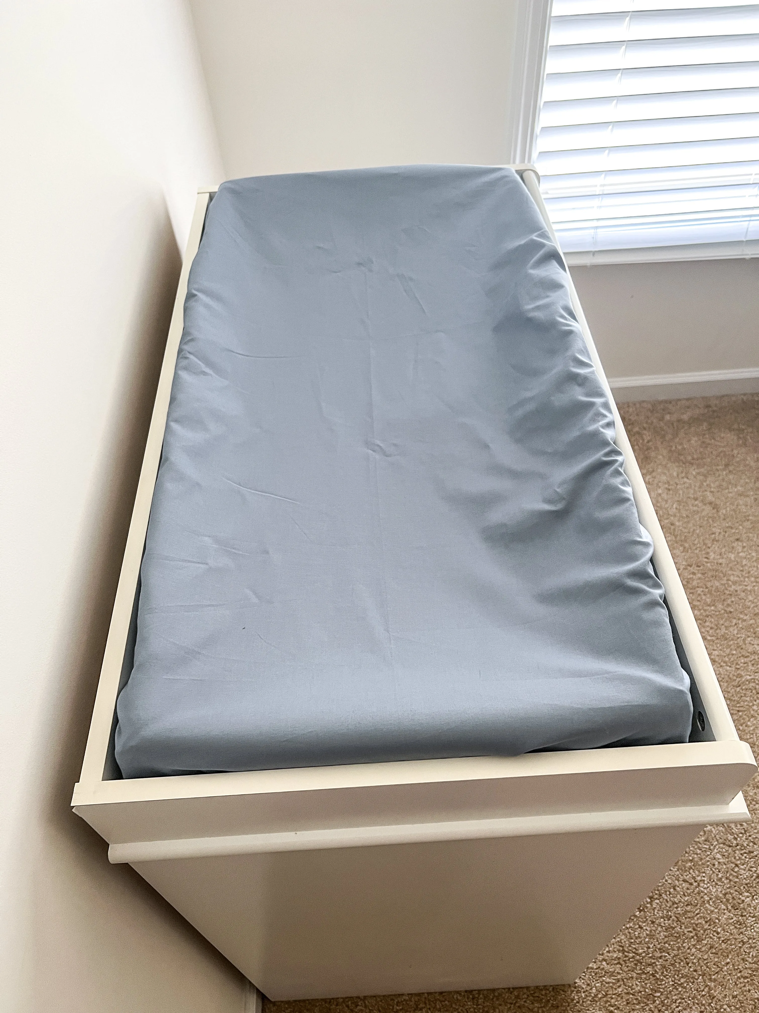Denim Blue Changing Pad Cover