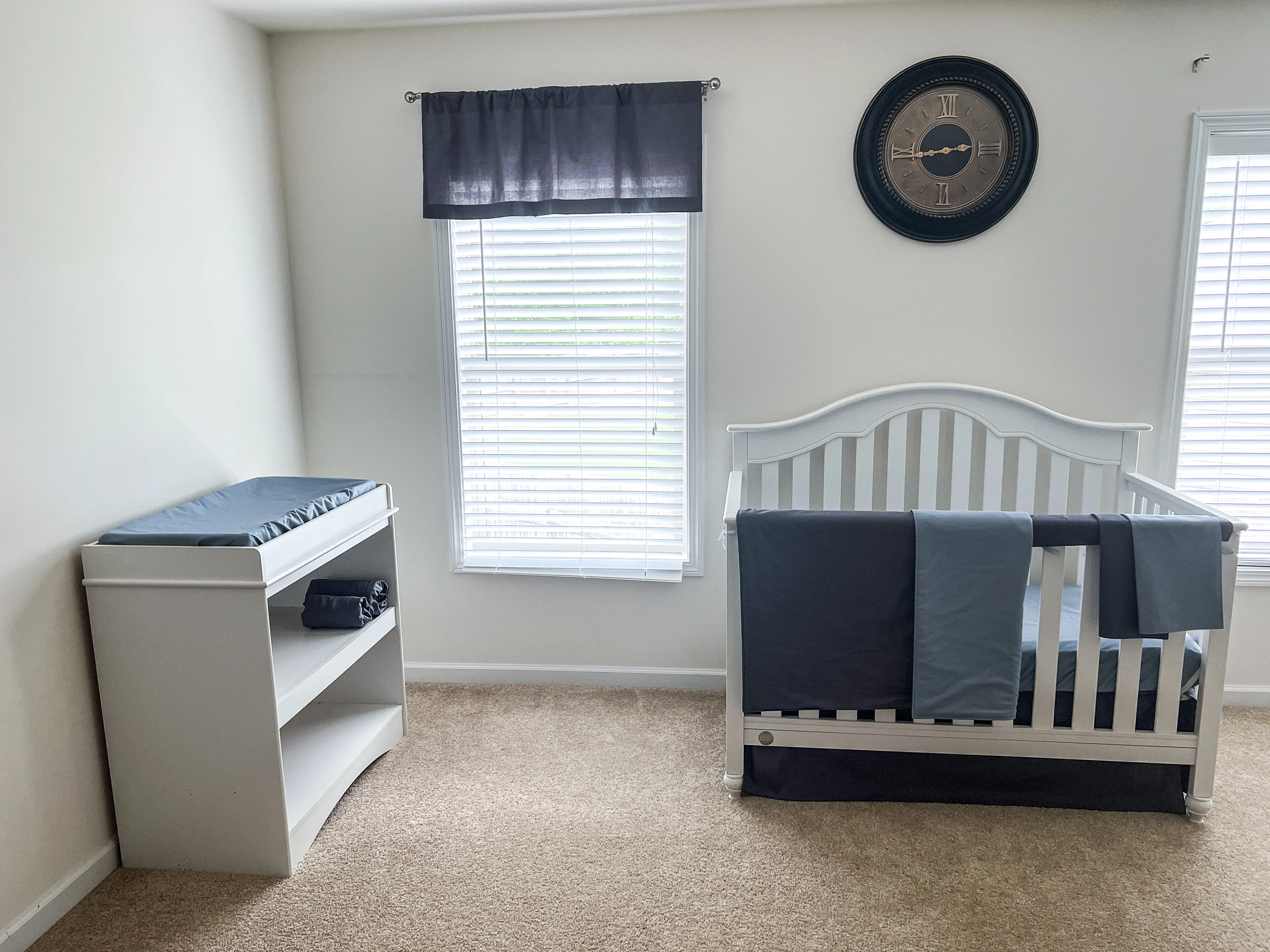 Denim Blue Changing Pad Cover