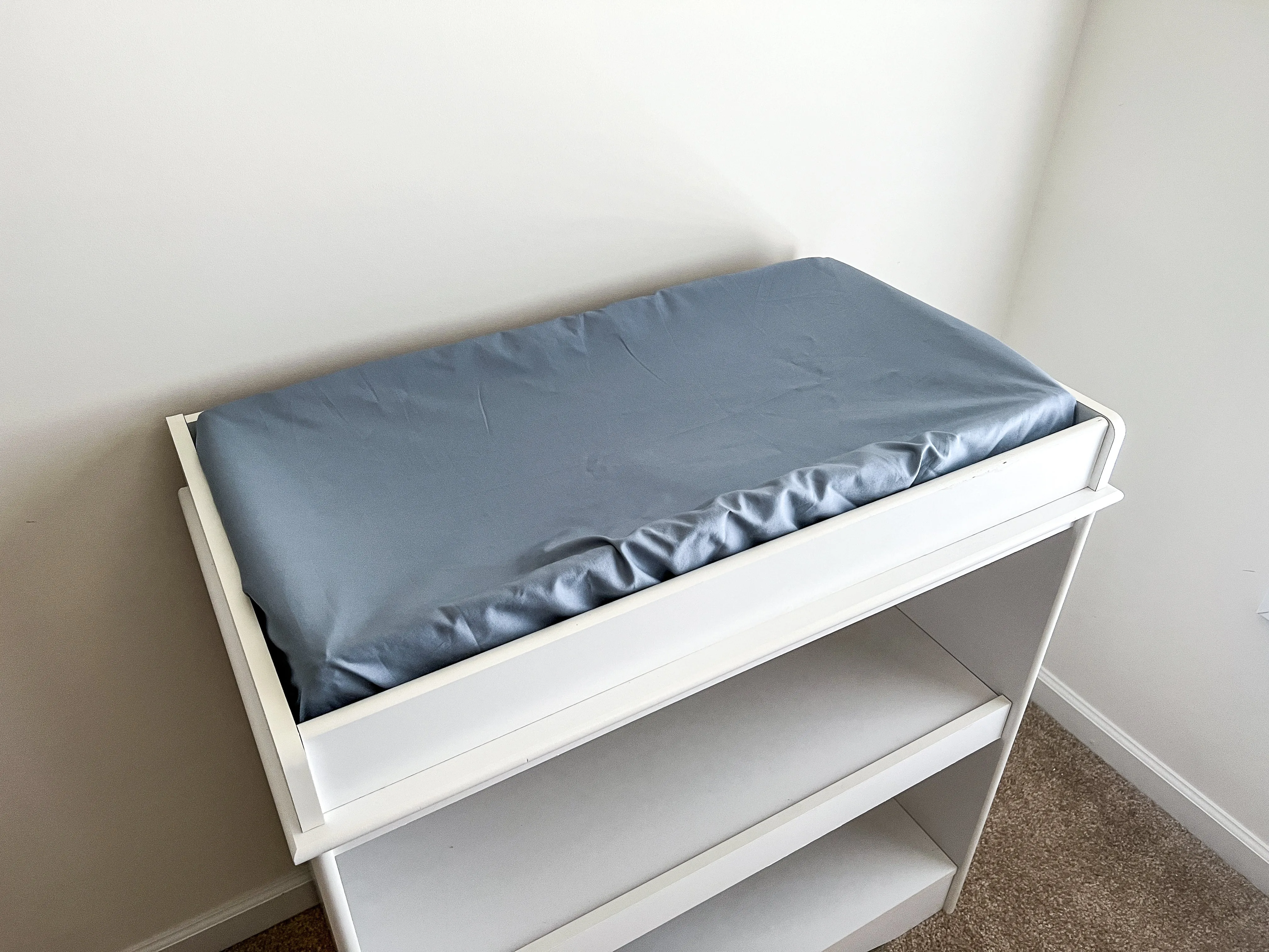 Denim Blue Changing Pad Cover