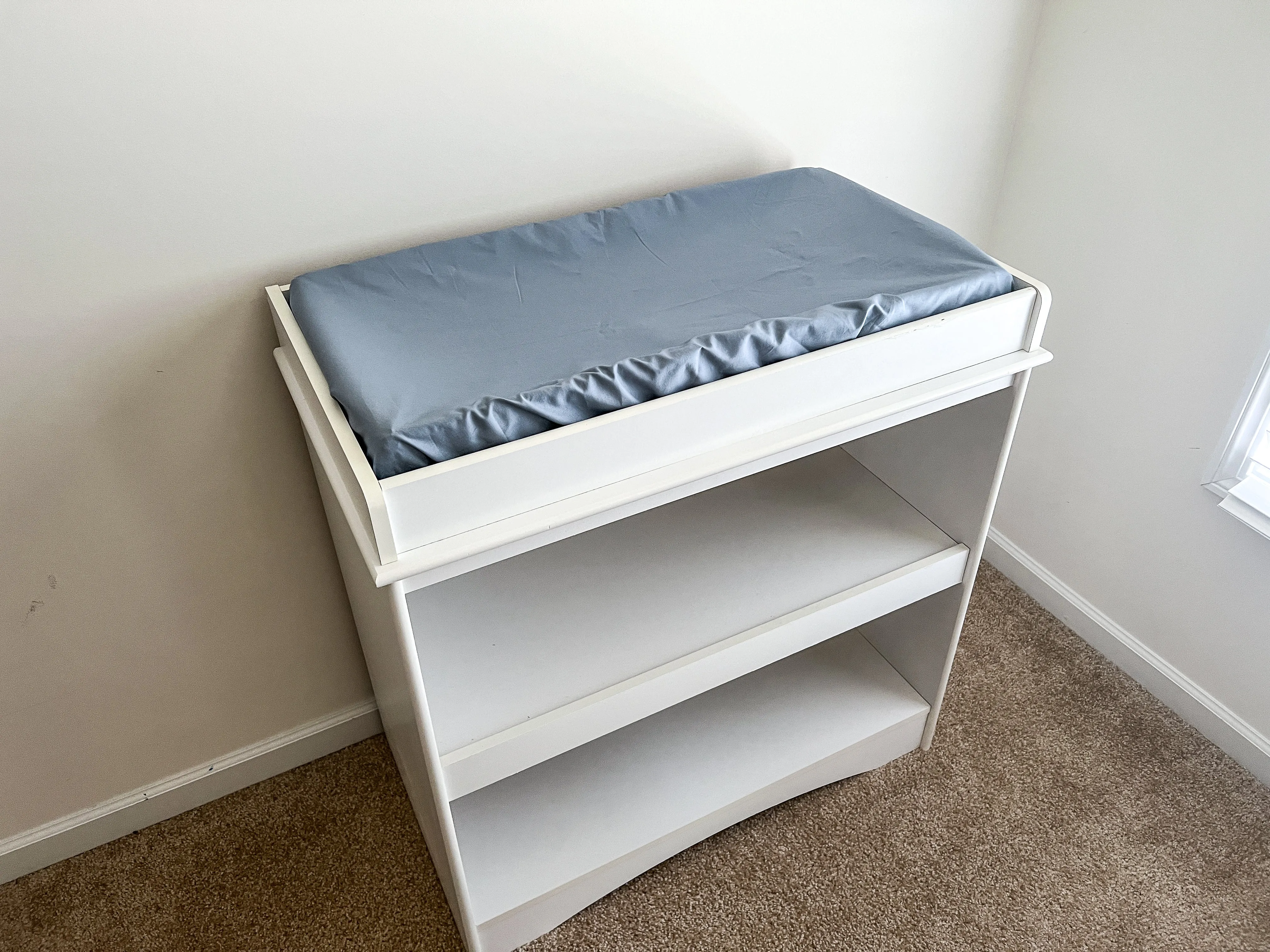 Denim Blue Changing Pad Cover
