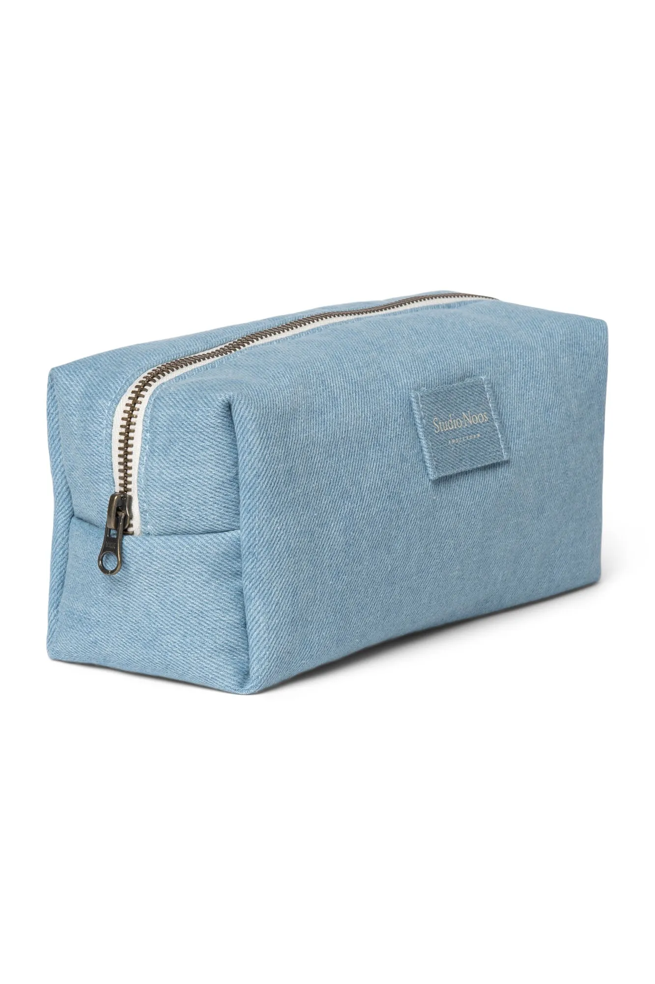 Denim Solid Pouch