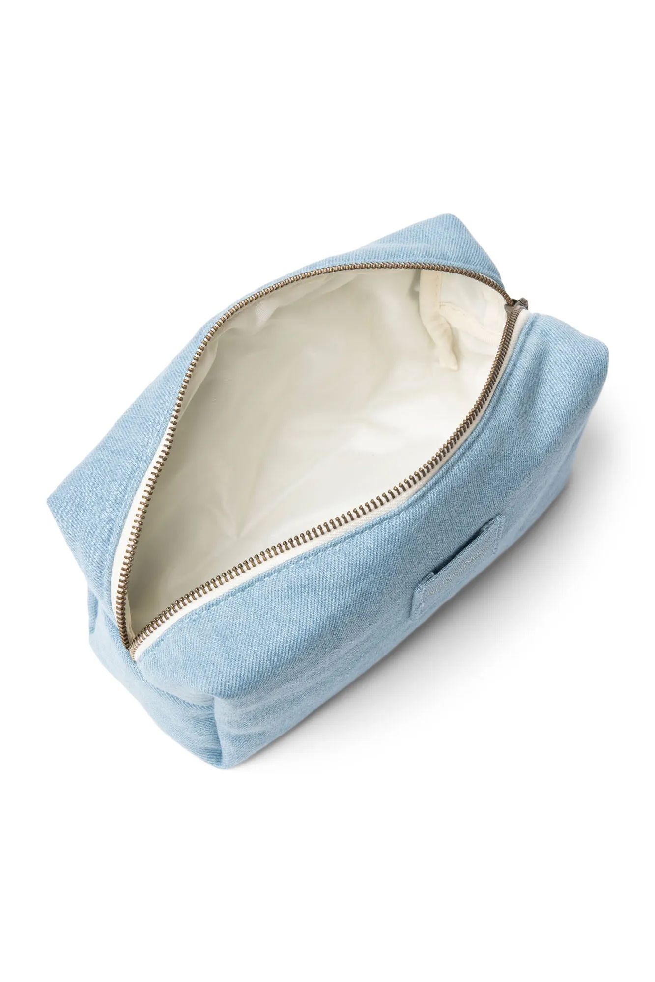 Denim Solid Pouch