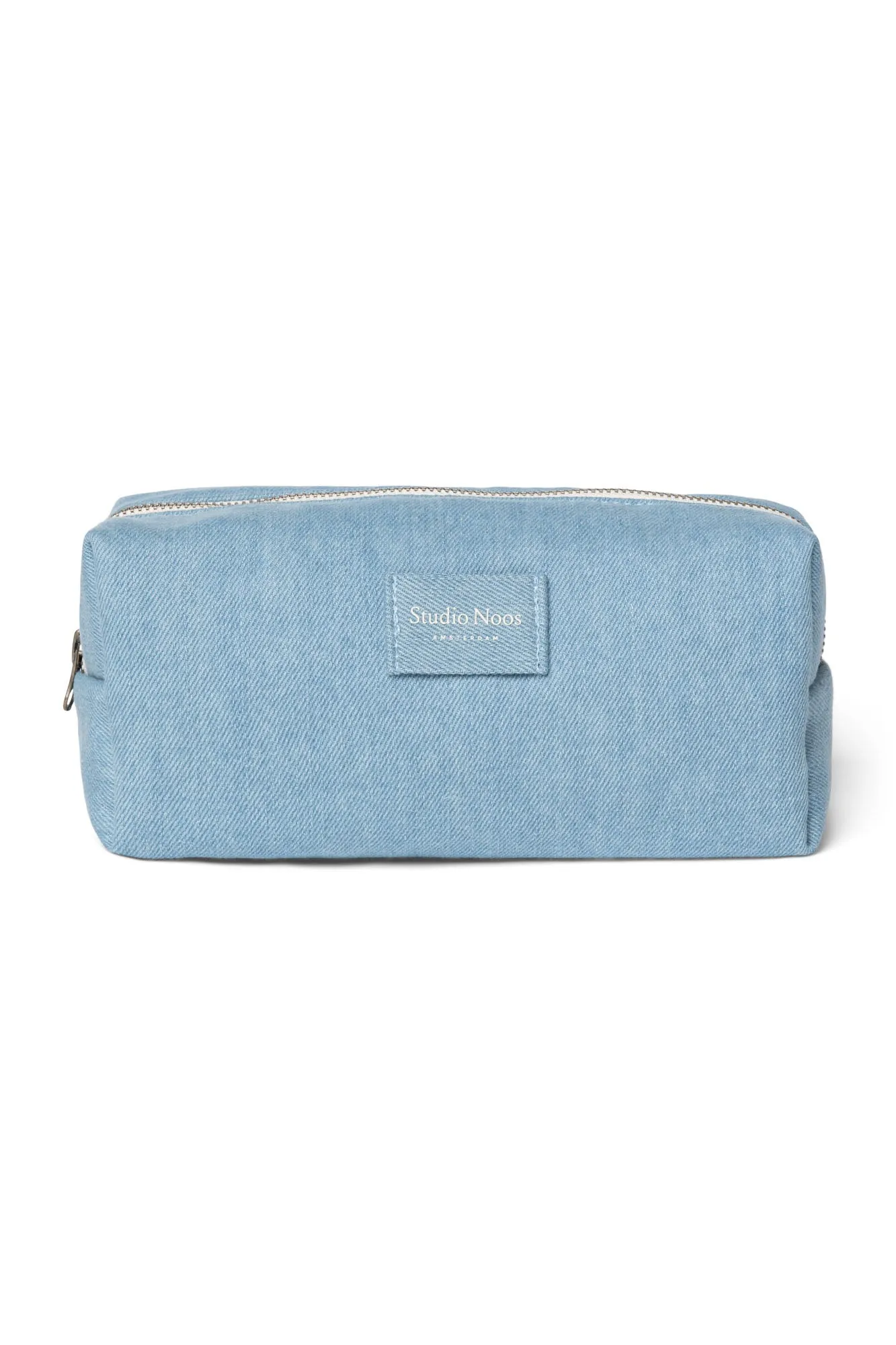 Denim Solid Pouch