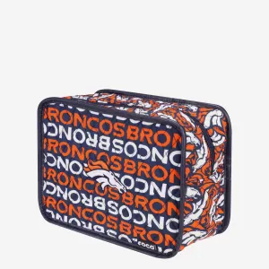 Denver Broncos Quilted Printed Cosmetic Bag