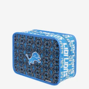 Detroit Lions Quilted Printed Cosmetic Bag