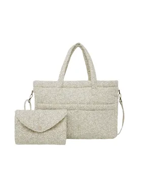 Diaper Bag   Changing Pad Set | Green Garden