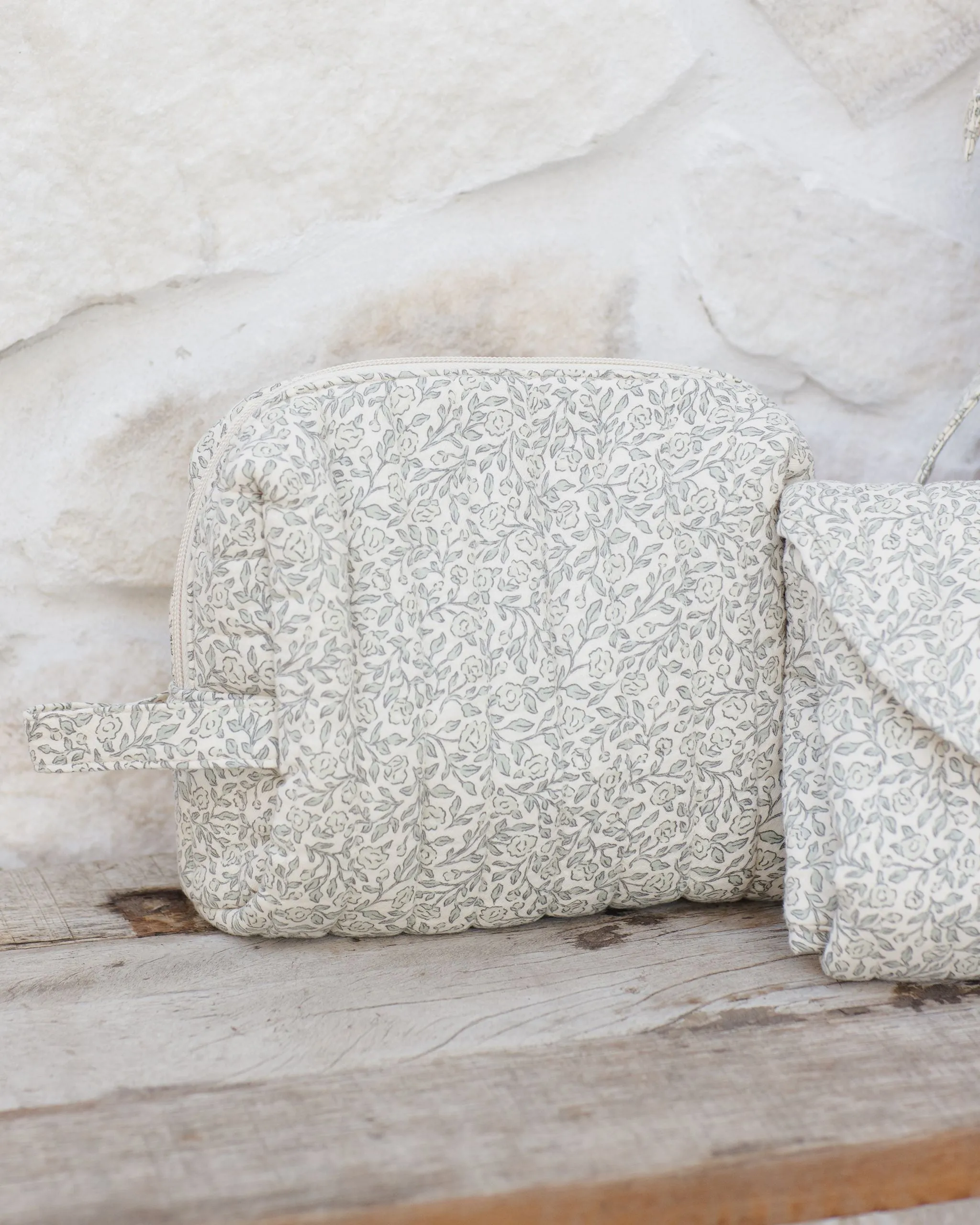 Diaper Bag   Changing Pad Set | Green Garden