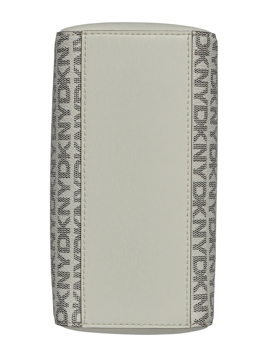 DKNY Women Cream Printed Shoulder Bags
